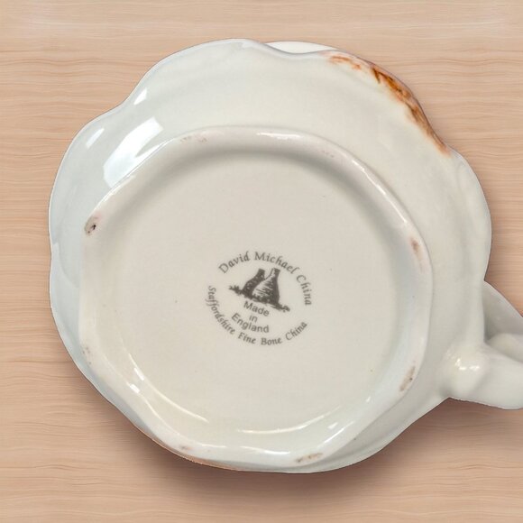 David Michael Staffordshire England Fine Bone China Rooster/hen Coffee Mug Cup - Picture 7 of 7